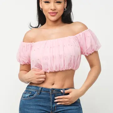 Kayla Pink Pearl Top